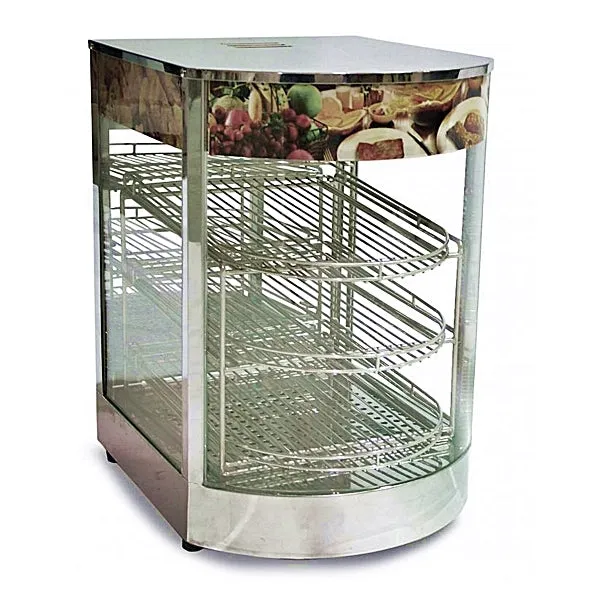 14" Omcan Curved Glass Display Warmer 21829