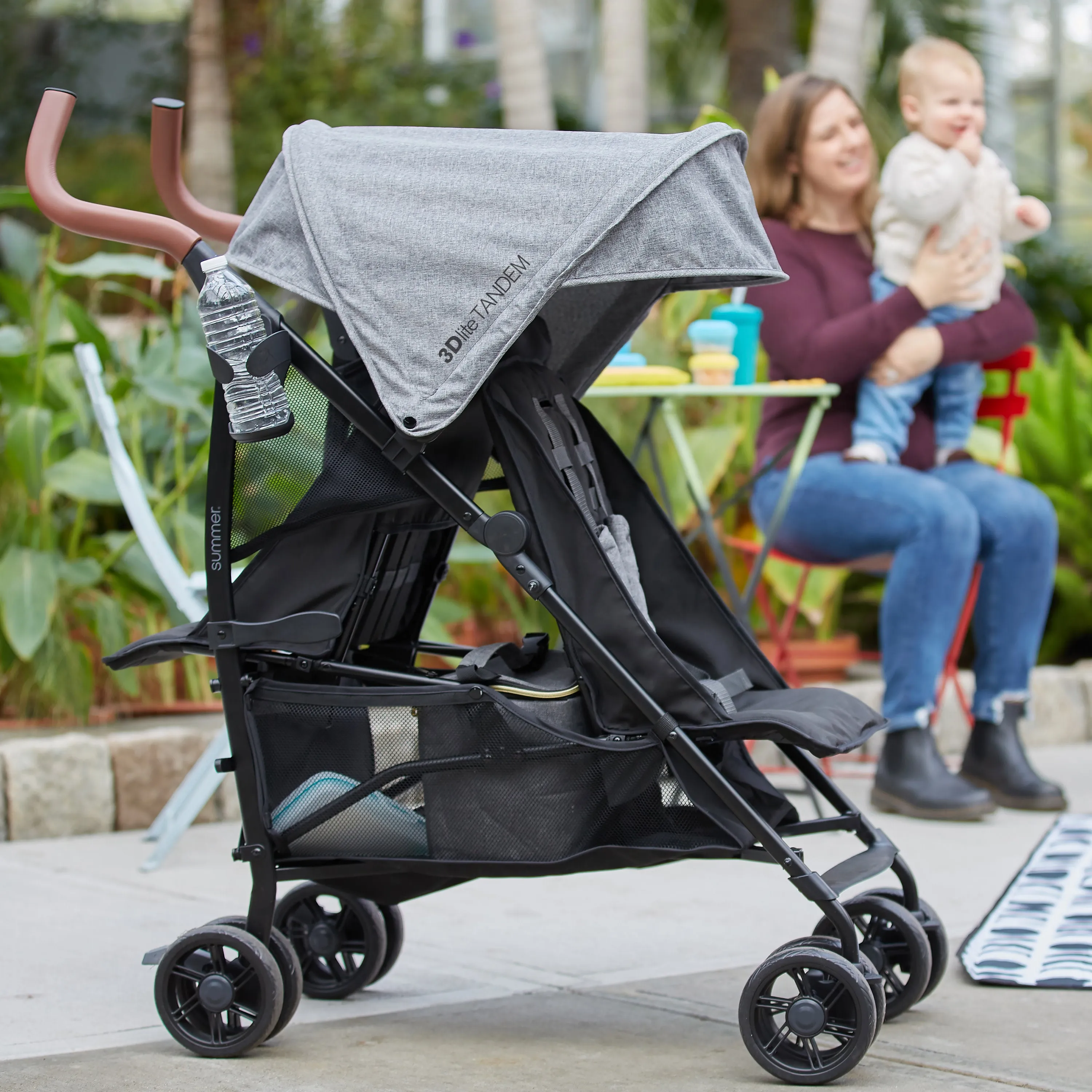 3Dlite Tandem Convenience Double Stroller