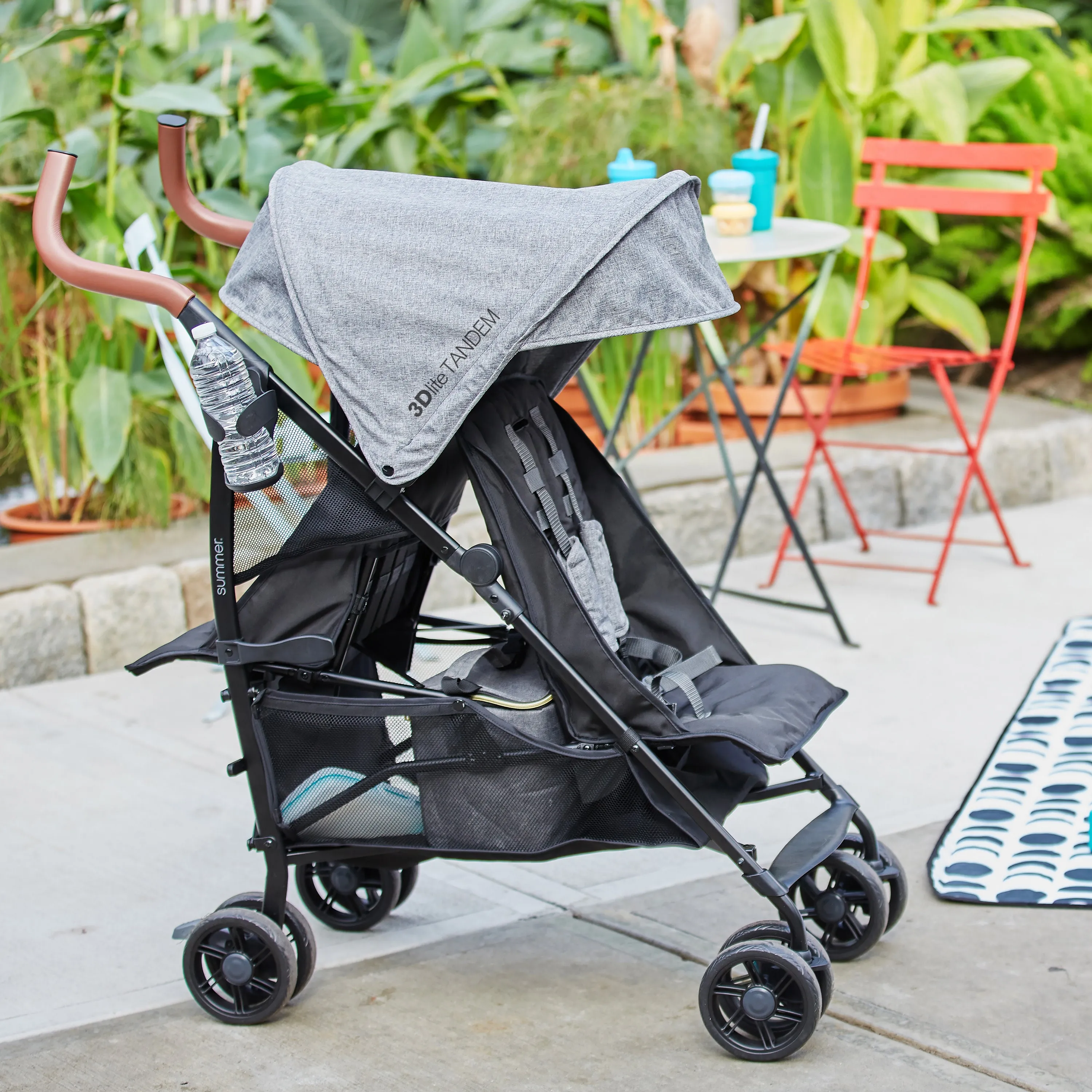 3Dlite Tandem Convenience Double Stroller