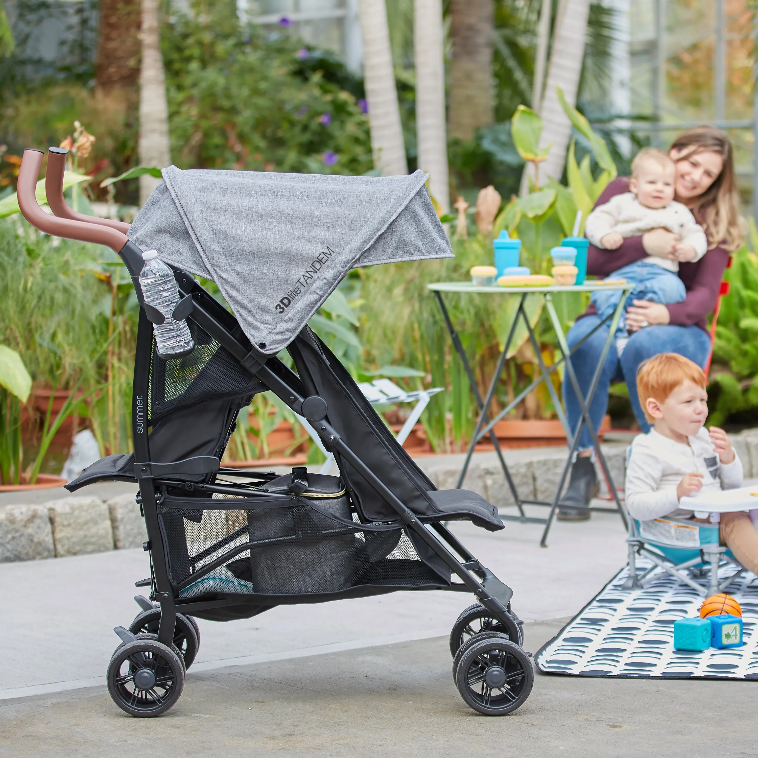 3Dlite Tandem Convenience Double Stroller