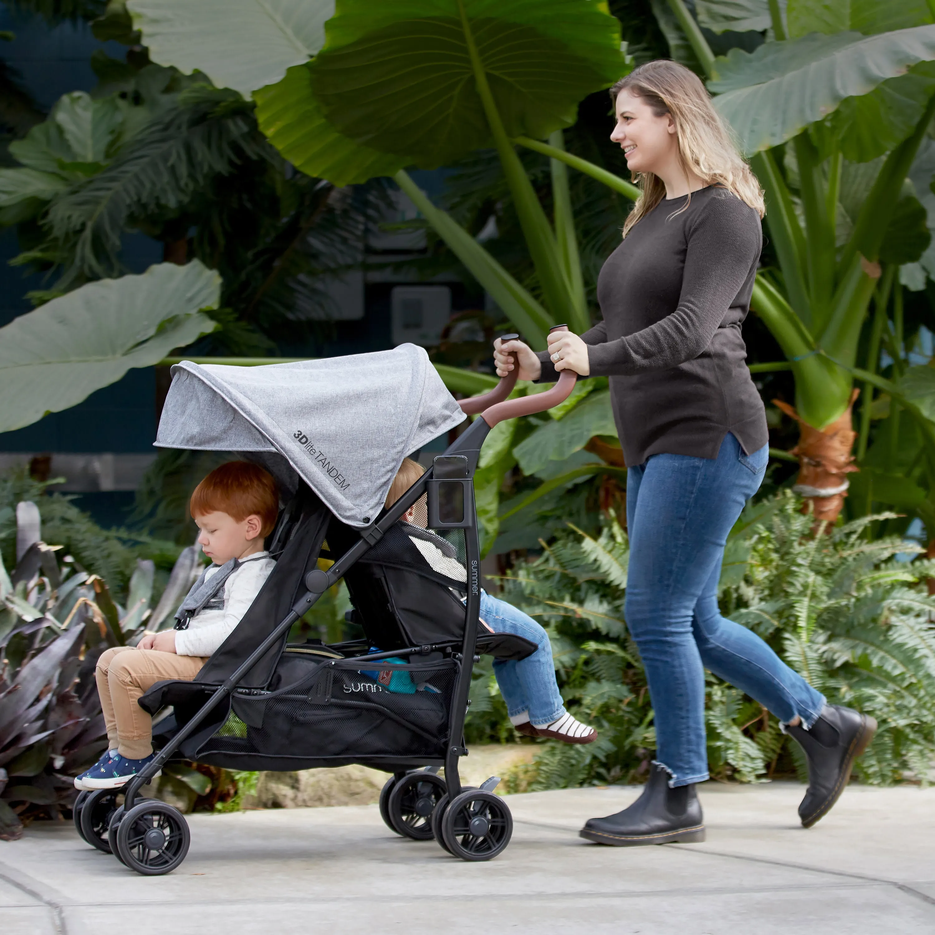 3Dlite Tandem Convenience Double Stroller