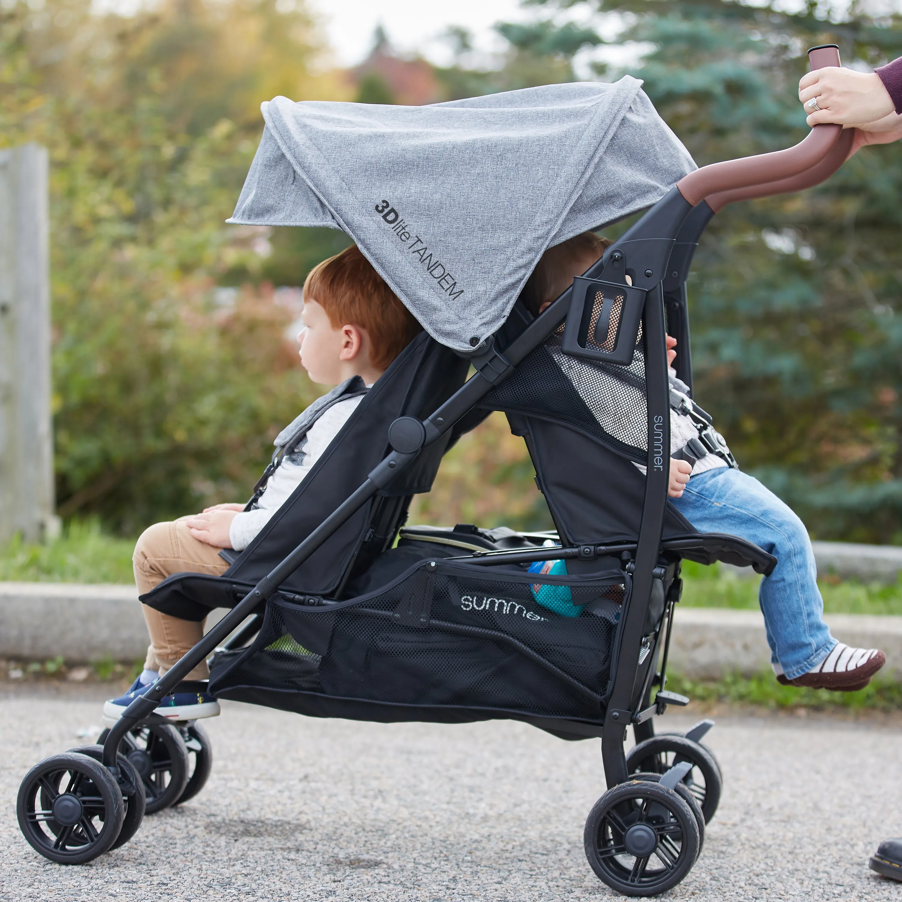 3Dlite Tandem Convenience Double Stroller