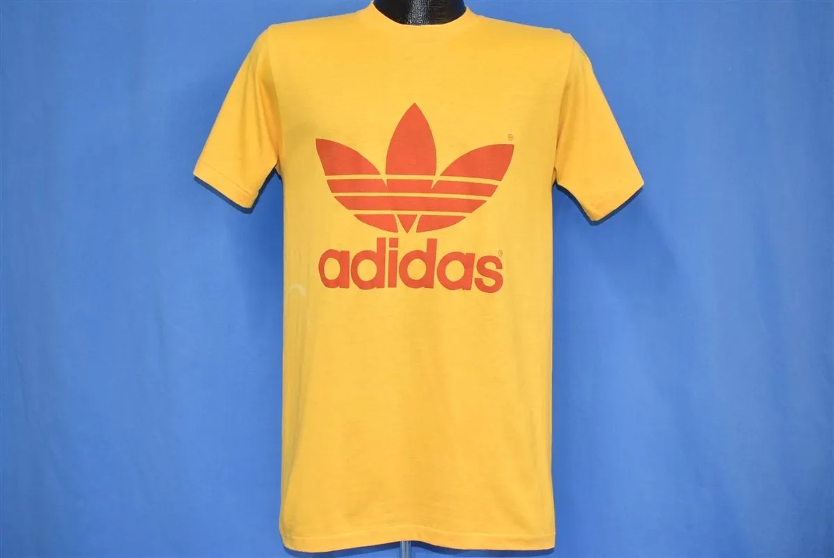 80s Adidas Trefoil Logo 2 Sided t-shirt Medium