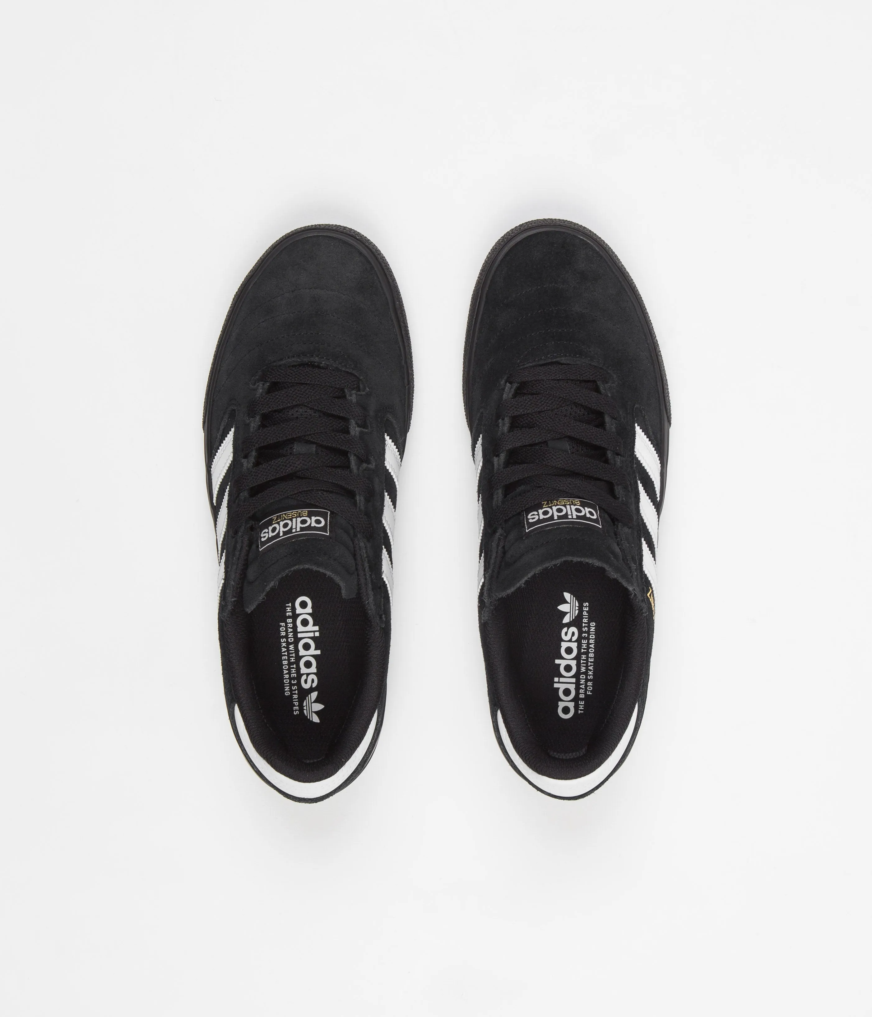 Adidas Busenitz Vulc II Shoes - Core Black / FTWR White / Gold Metallic