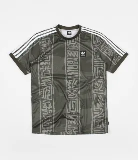 Adidas Dakari Jersey - Night Cargo / Raw Khaki / White