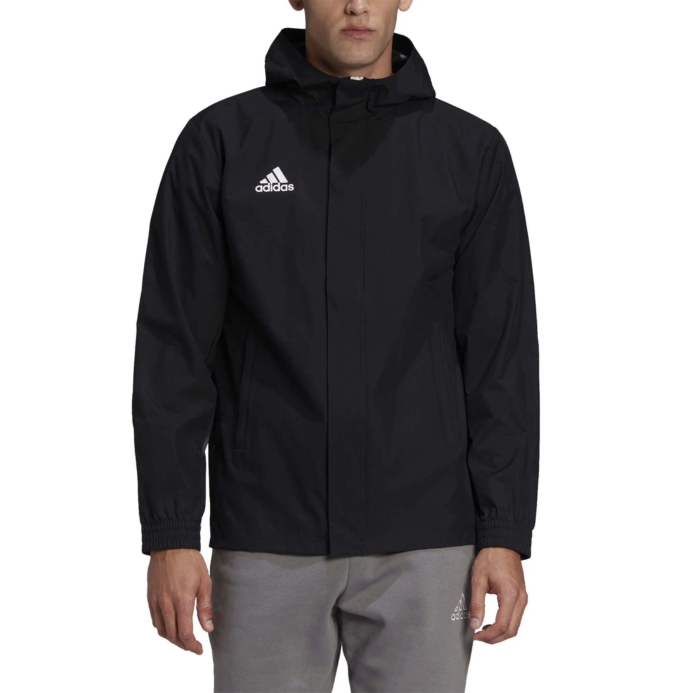 Adidas Entrada All Weather Jacket - Black / White