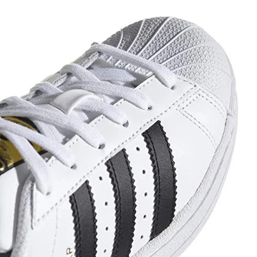 adidas Originals Kid's Unisex Superstar White/Black/White 5.5