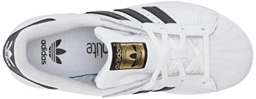 adidas Originals Kid's Unisex Superstar White/Black/White 5.5