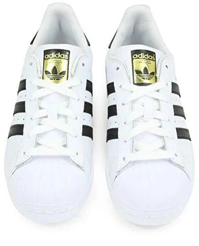 adidas Originals Kid's Unisex Superstar White/Black/White 5.5