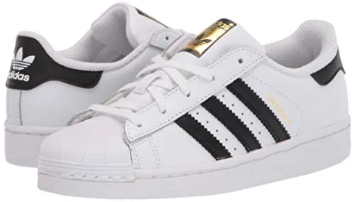 adidas Originals Kid's Unisex Superstar White/Black/White 5.5