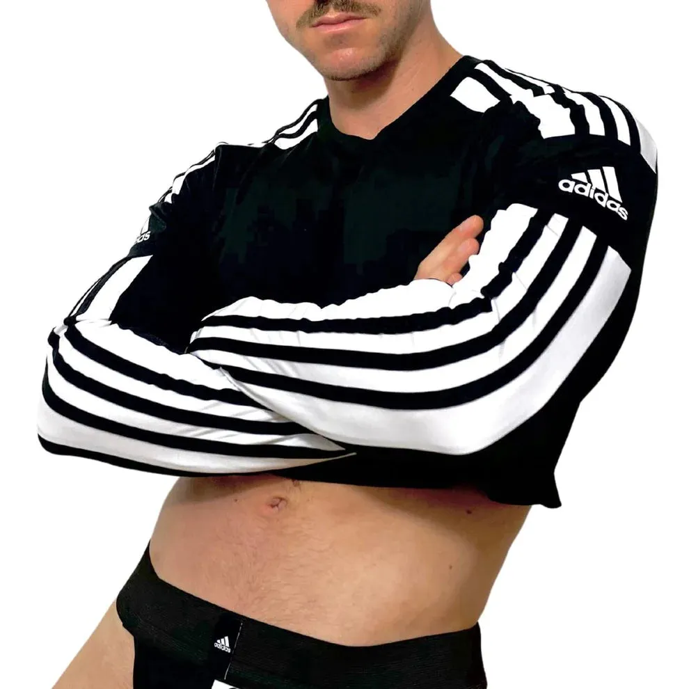 Adidas Sport Black Long Sleeve Crop Top BY SNEAKERMASK