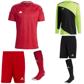 ADIDAS TIRO 23 COMPETITION MATCH SS KIT BUNDLE TEAM POWER RED/WHITE