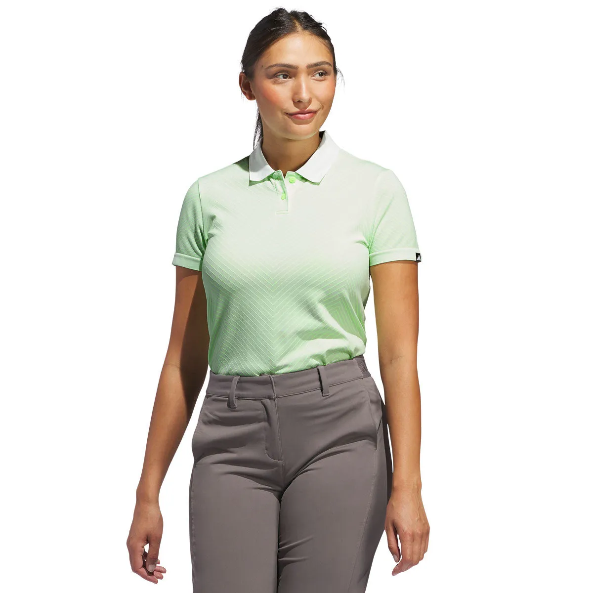 adidas Ultimate365 Tour Primeknit Polo Shirt - Womens - Green