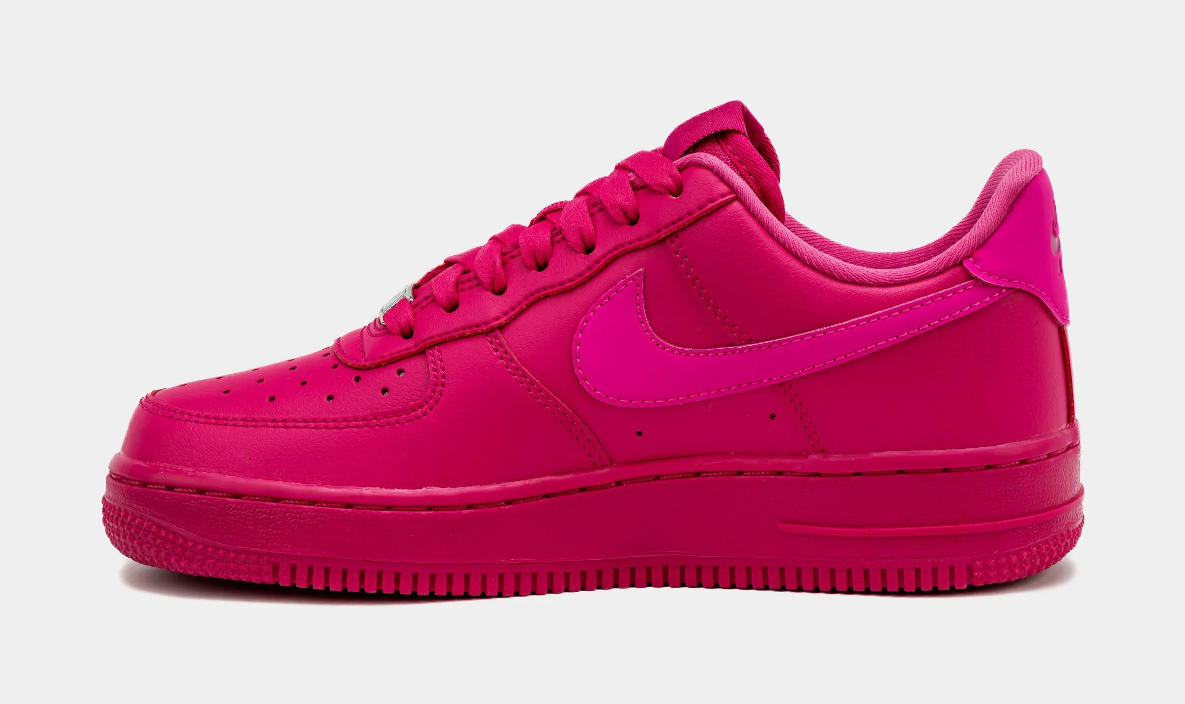 Air Force 1 '07 Fierce Pink Womens Lifestyle Shoes (Fireberry/Fierce Pink)