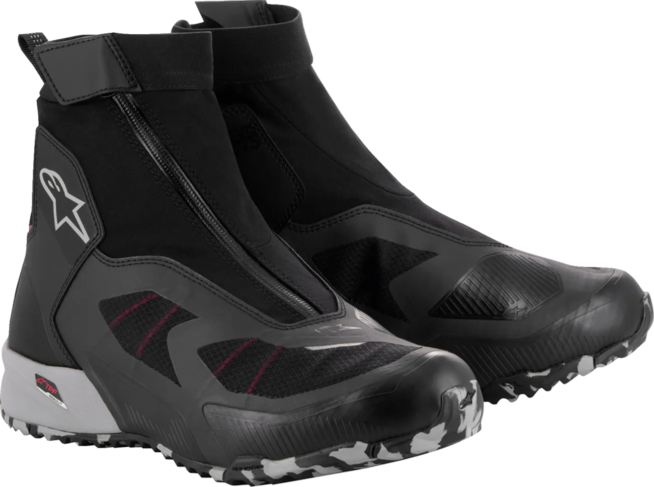 ALPINESTARS CR-8 Gore-Tex? Shoes - Black/Grey/Red - US 13 2338224122213