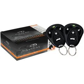 AVITAL 4105L 4105L Remote Start with Two 4-Button Remotes