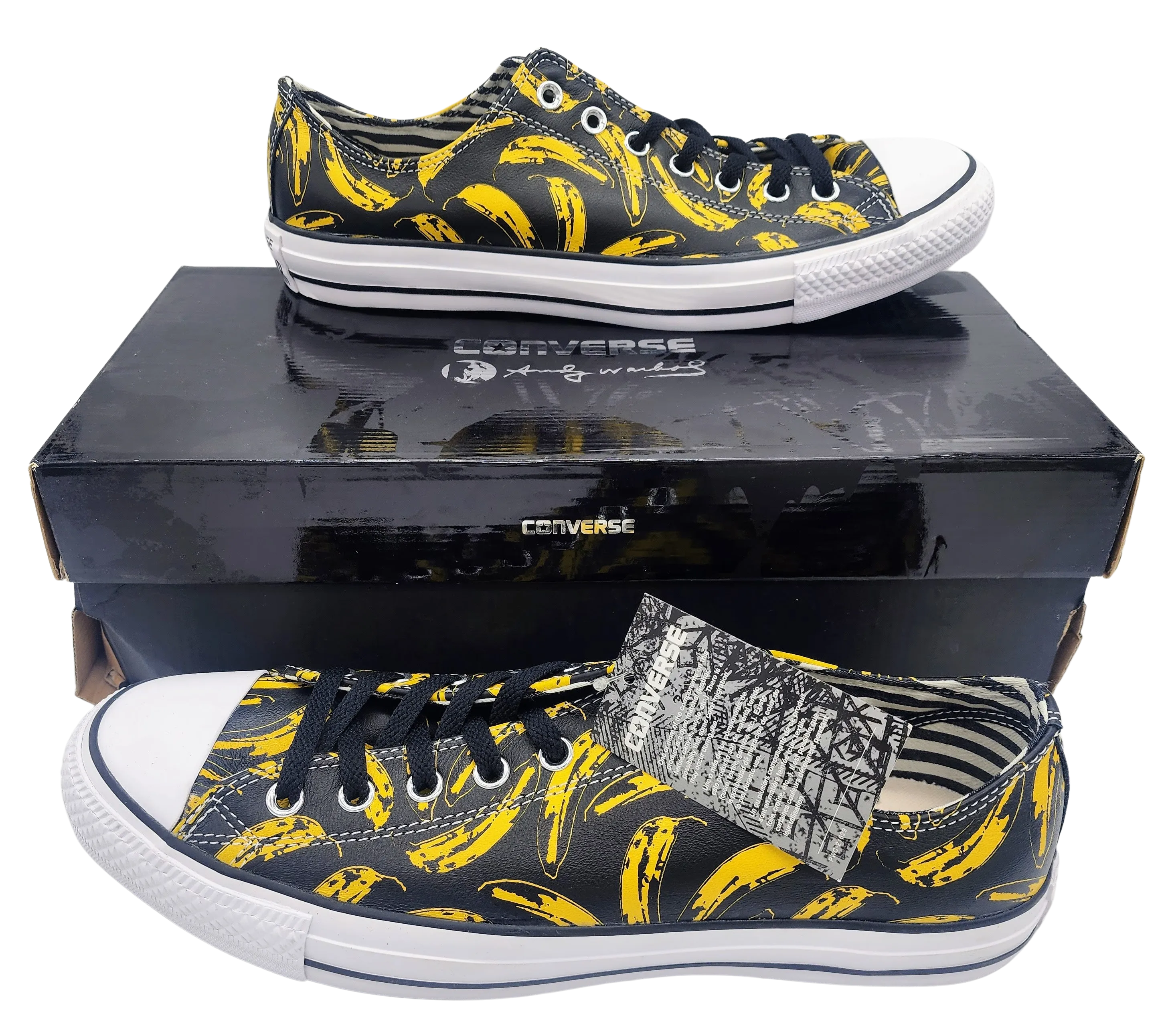 Banana Chuck Taylor Mens Size 12 Box Shoe by Converse x Andy Warhol