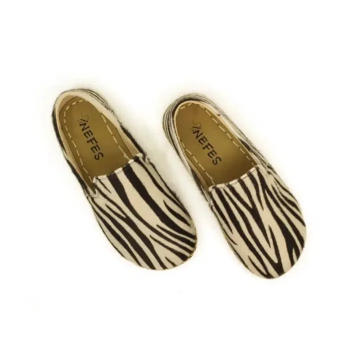 Barefoot Shoes Men's Zebra Patterned