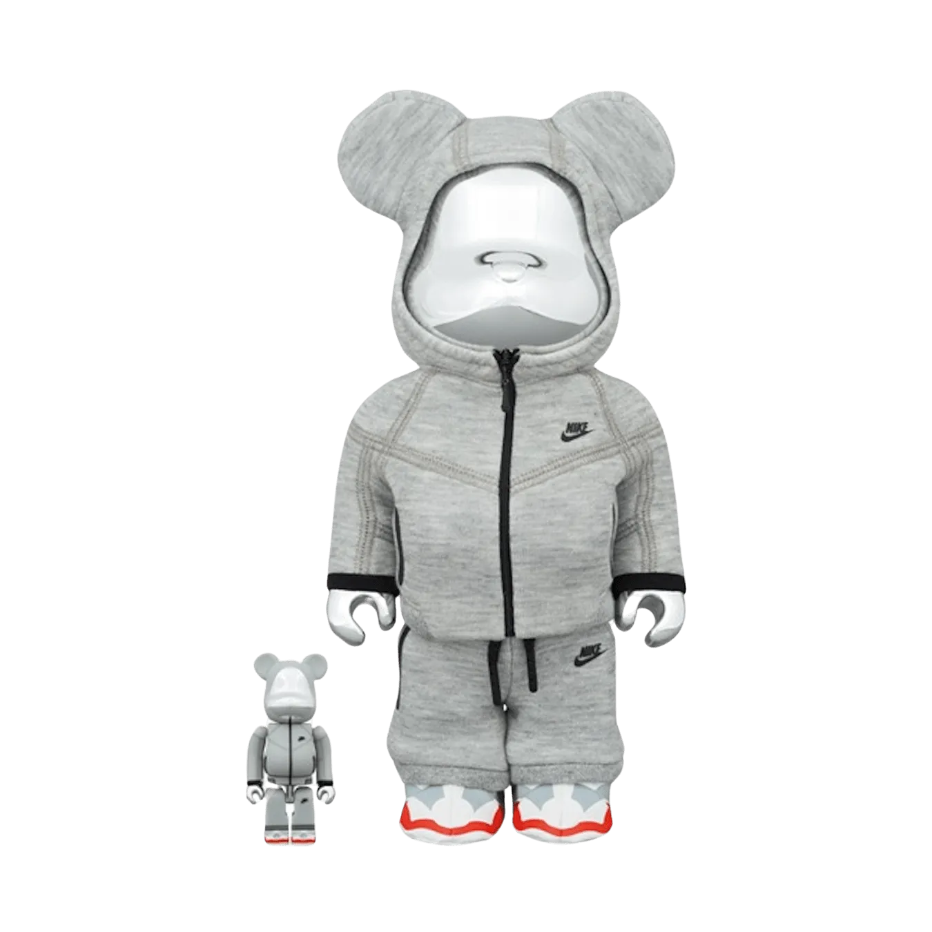 Bearbrick x Nike Tech Fleece N98 100% & 400% Set