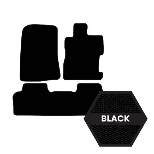 Black Honeycomb Car Mat Set (Custom Made)