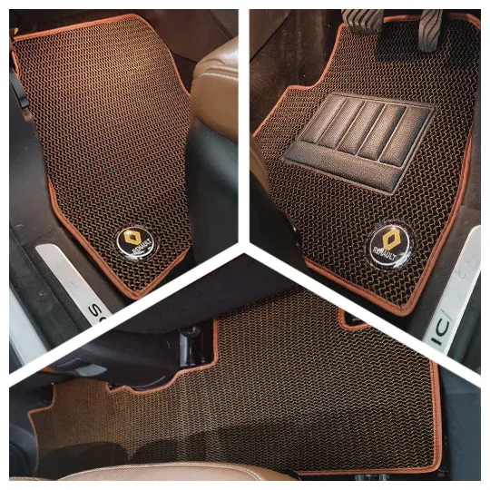 Black Honeycomb Car Mat Set (Custom Made)