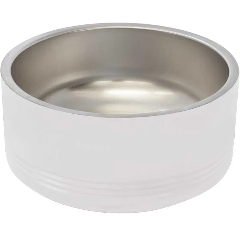 Blank 32 oz Insulated Stainless Steel Pet Bowl