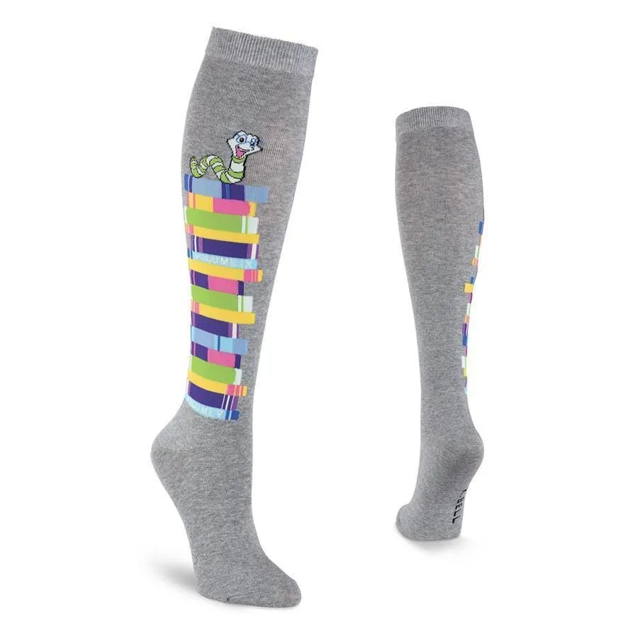 Book Worm Socks Women's Knee High Sock