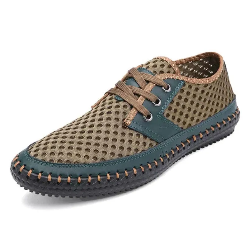 Breathable Comfortable Handmade Mesh Shoes