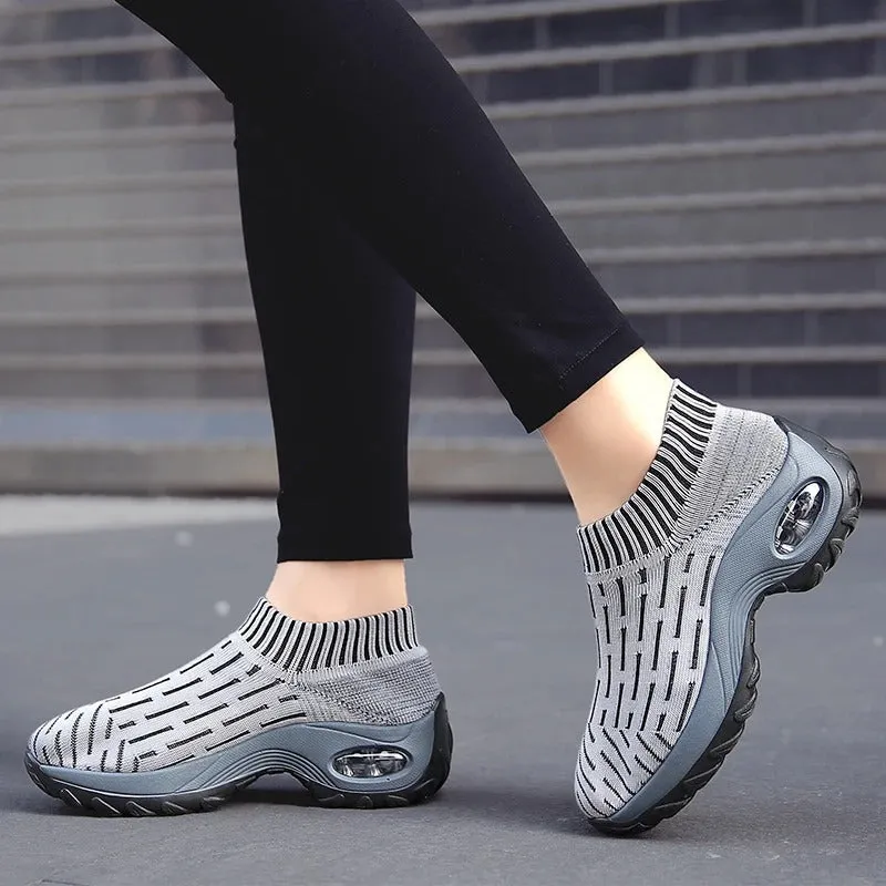 Breathable Mesh Walking Shoes for Women