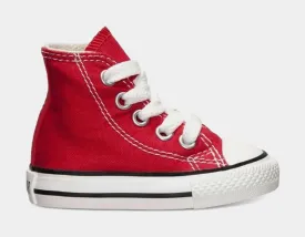 Chuck Taylor All Star High Infant Toddler Lifestyle Shoes (Red/White)