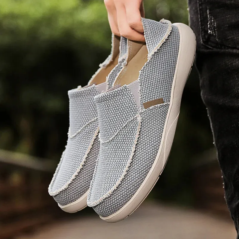 Comfortable Casual Shoes Mens Canvas Shoes Fashion Flat