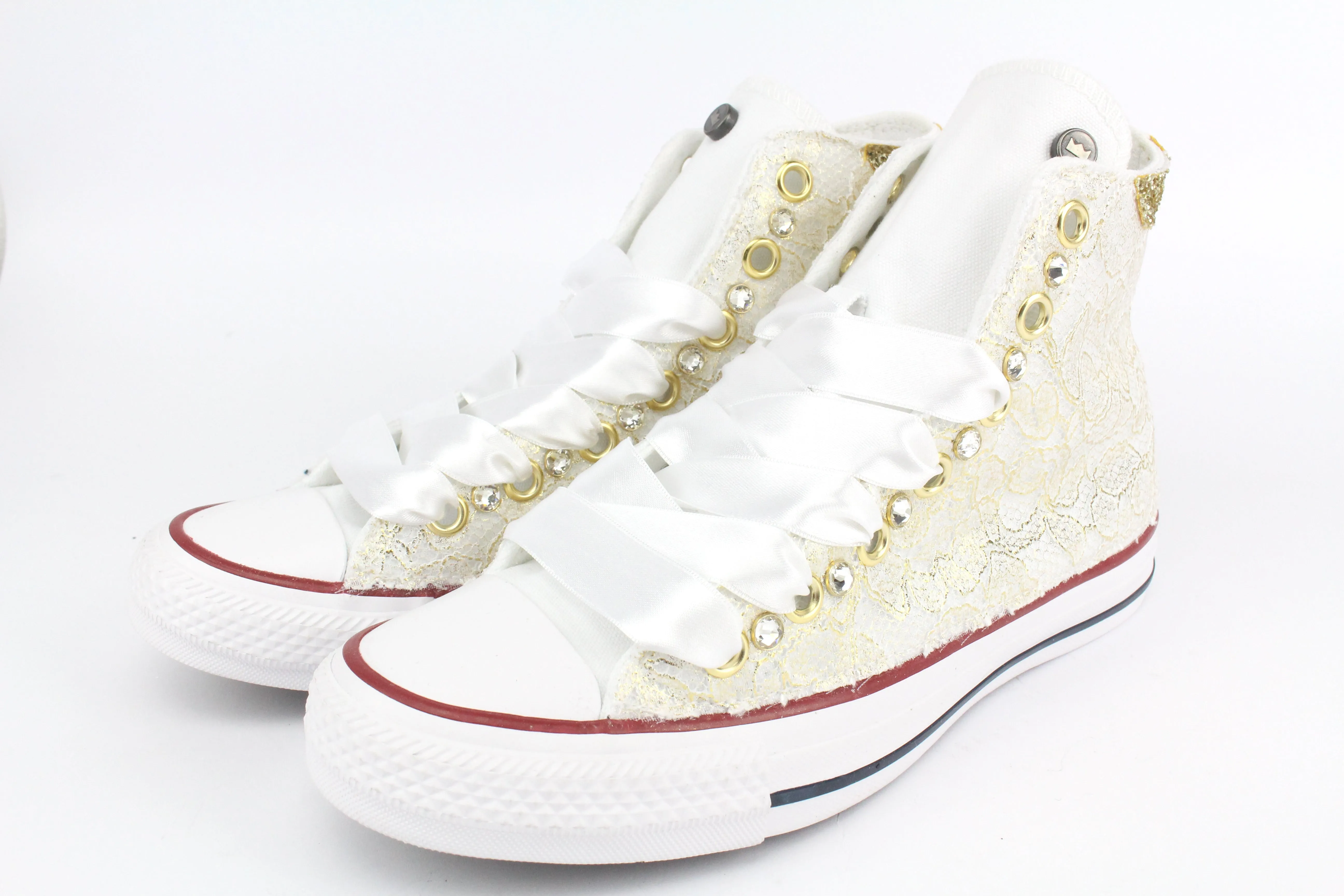 Converse All Star Pizzo Oro & Strass