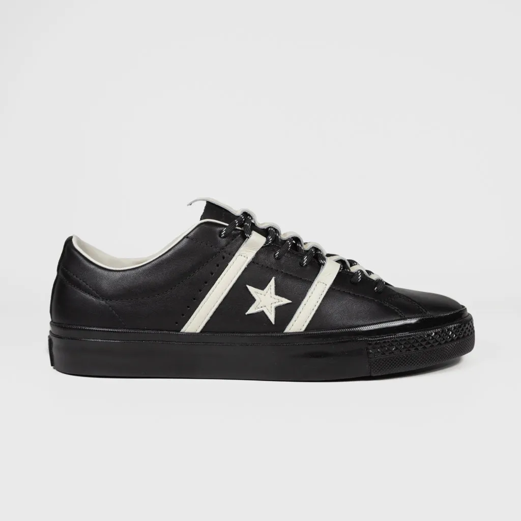 Converse Cons - Bobby Dekeyzer One Star Academy Pro Ox Shoes - Black / Egret / Black