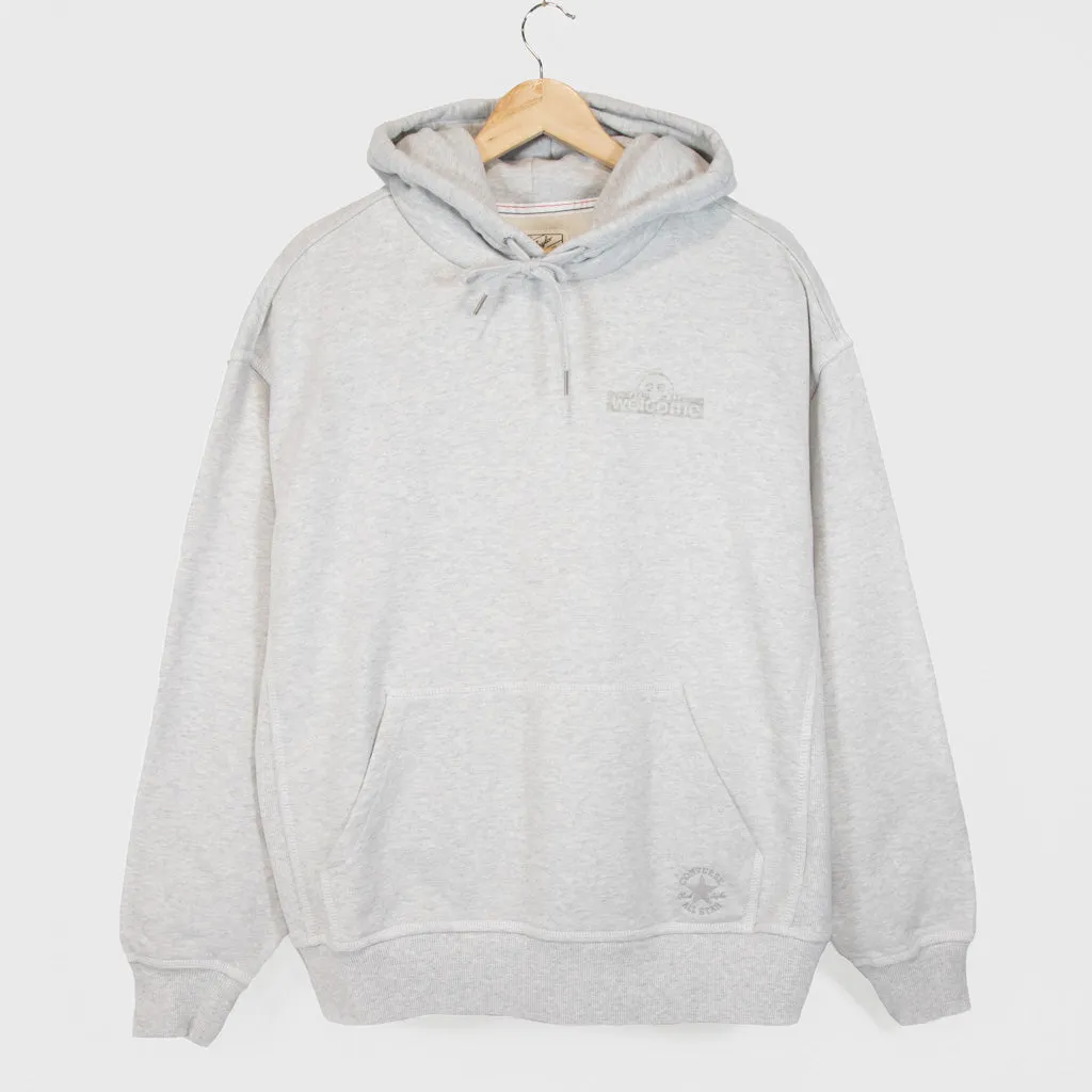 Converse Cons - Welcome Skate Store Gold Standard Pullover Hooded Sweatshirt - Ash Grey