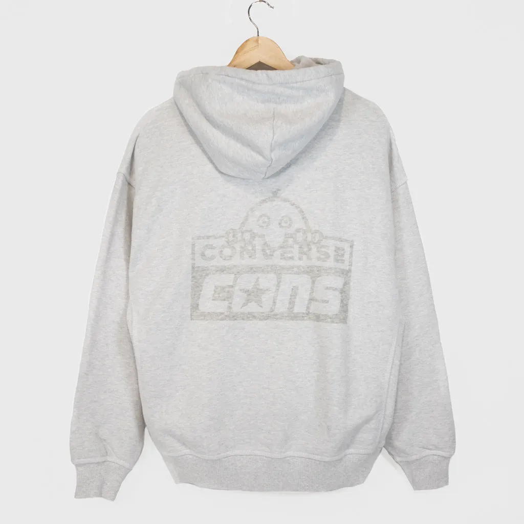 Converse Cons - Welcome Skate Store Gold Standard Pullover Hooded Sweatshirt - Ash Grey