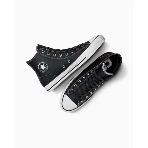 Converse CTAS Pro Hi Leather Black - White - Black