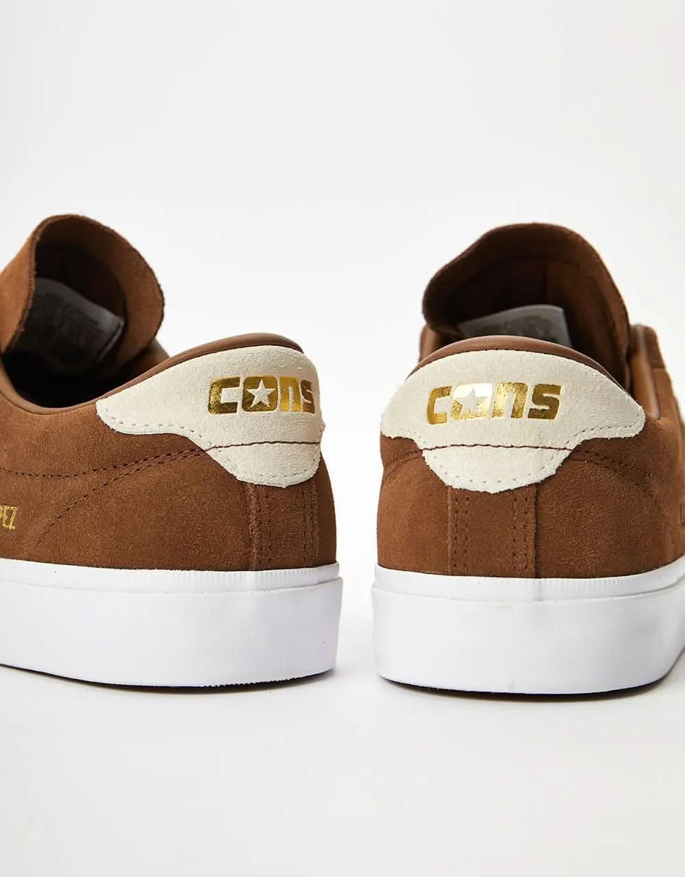 Converse Louie Lopez Pro Skate Shoes - Chestnut Brown/Natural Ivory