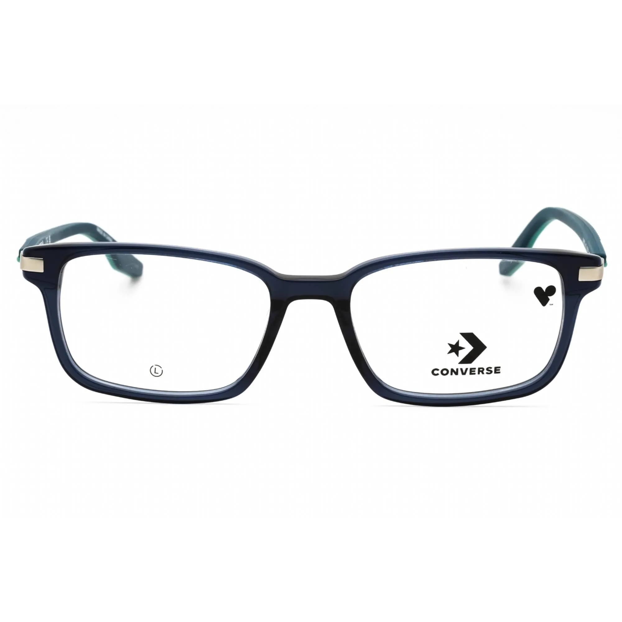 Converse Men's Eyeglasses - Crystal Converse Navy Rectangular Frame | CV5070 412