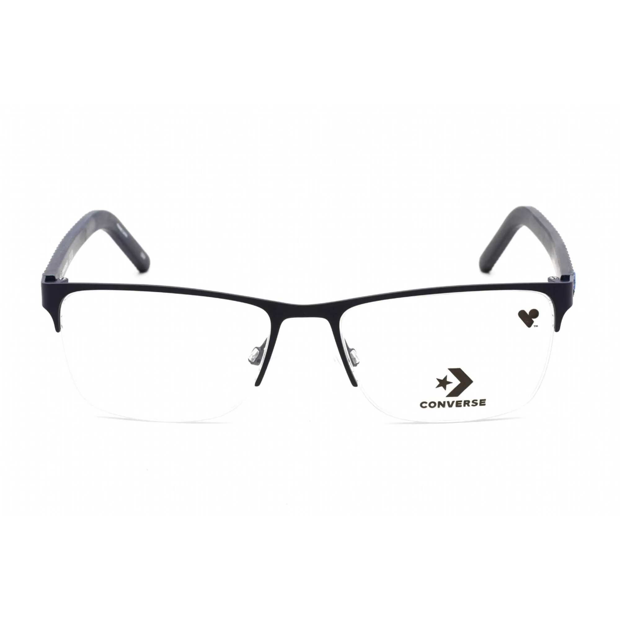 Converse Men's Eyeglasses - Matte Obsidian Metal Rectangular Shape Frame | CV3016 411