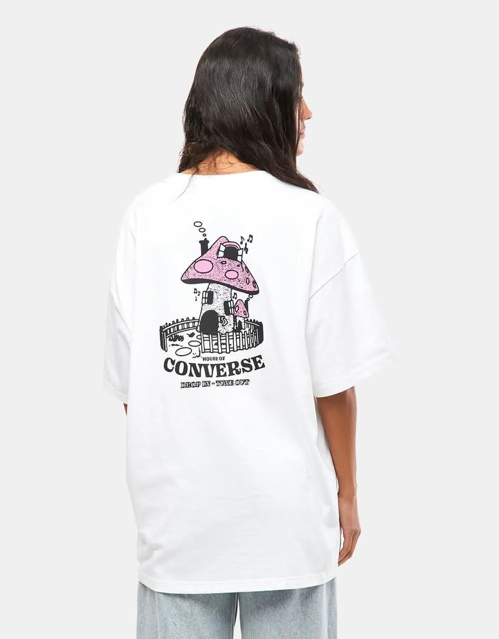 Converse Mushroom Cottage T-Shirt - White