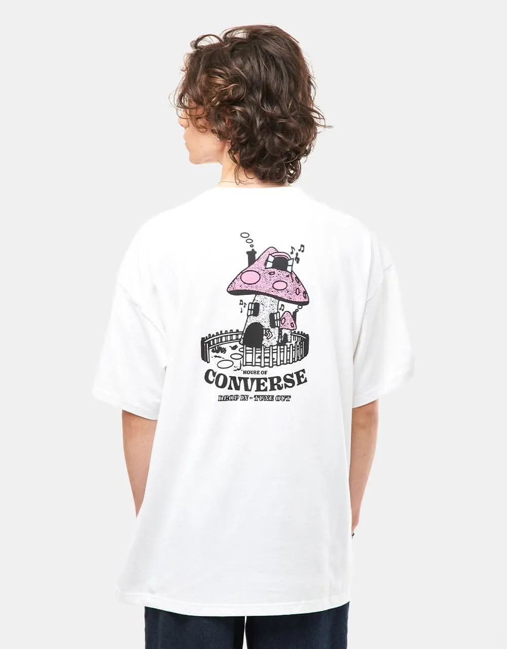 Converse Mushroom Cottage T-Shirt - White