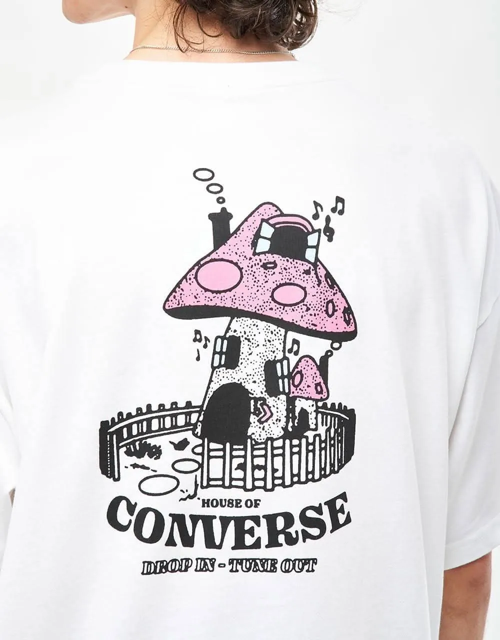 Converse Mushroom Cottage T-Shirt - White