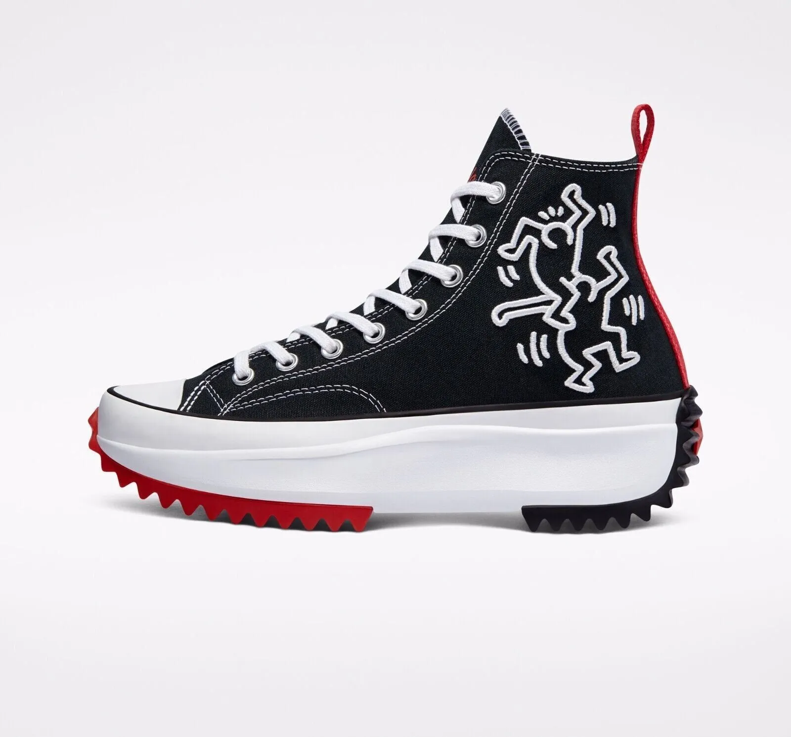 Converse Run Star Hike Hi 171859C Unisex Keith Haring & Black Casual Shoes C267