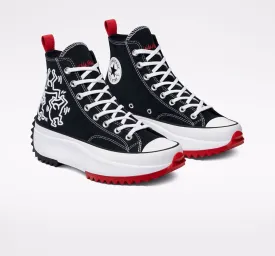 Converse Run Star Hike Hi 171859C Unisex Keith Haring & Black Casual Shoes C267