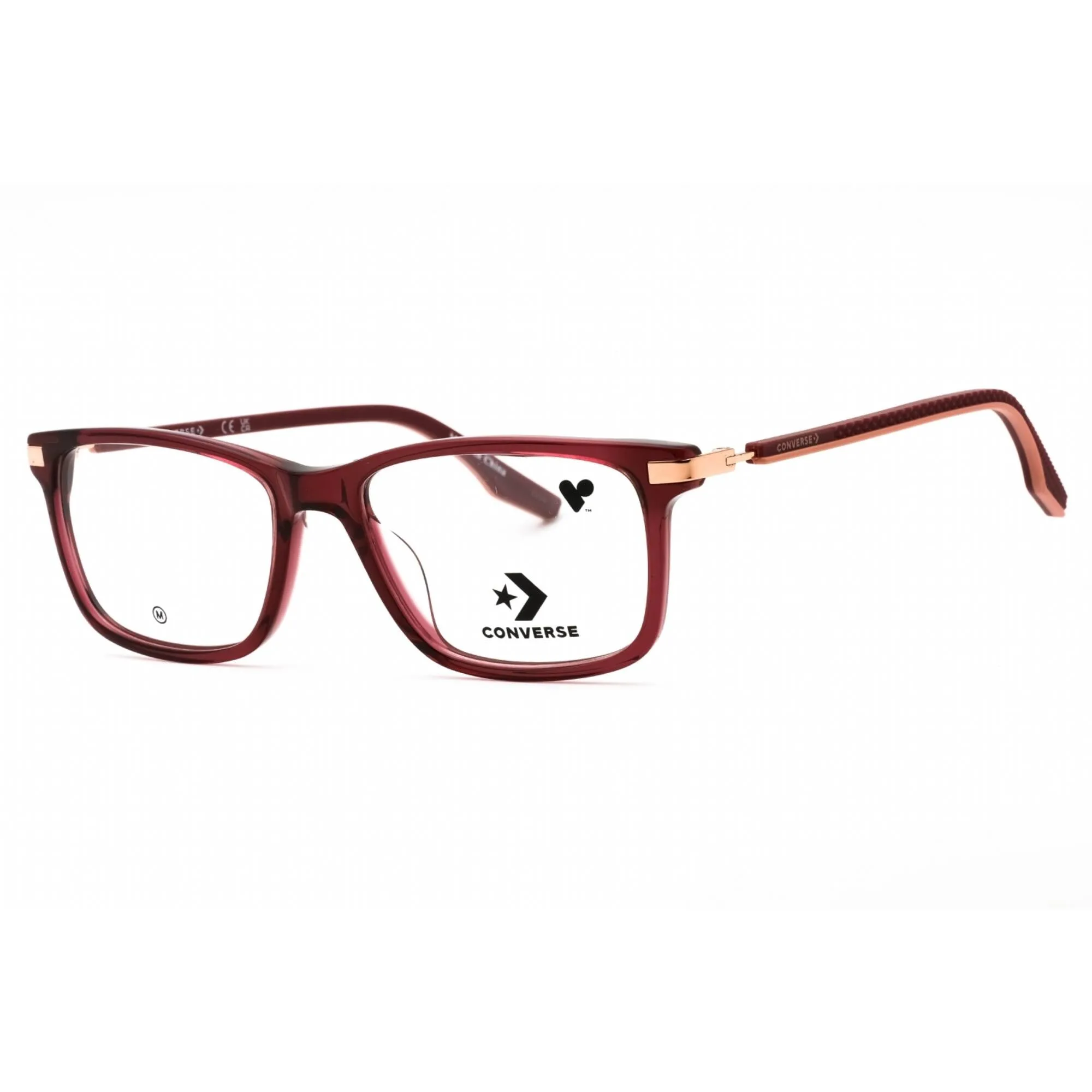 Converse Unisex Eyeglasses - Crystal Cherry Vision Rectangular Frame | CV5071 612