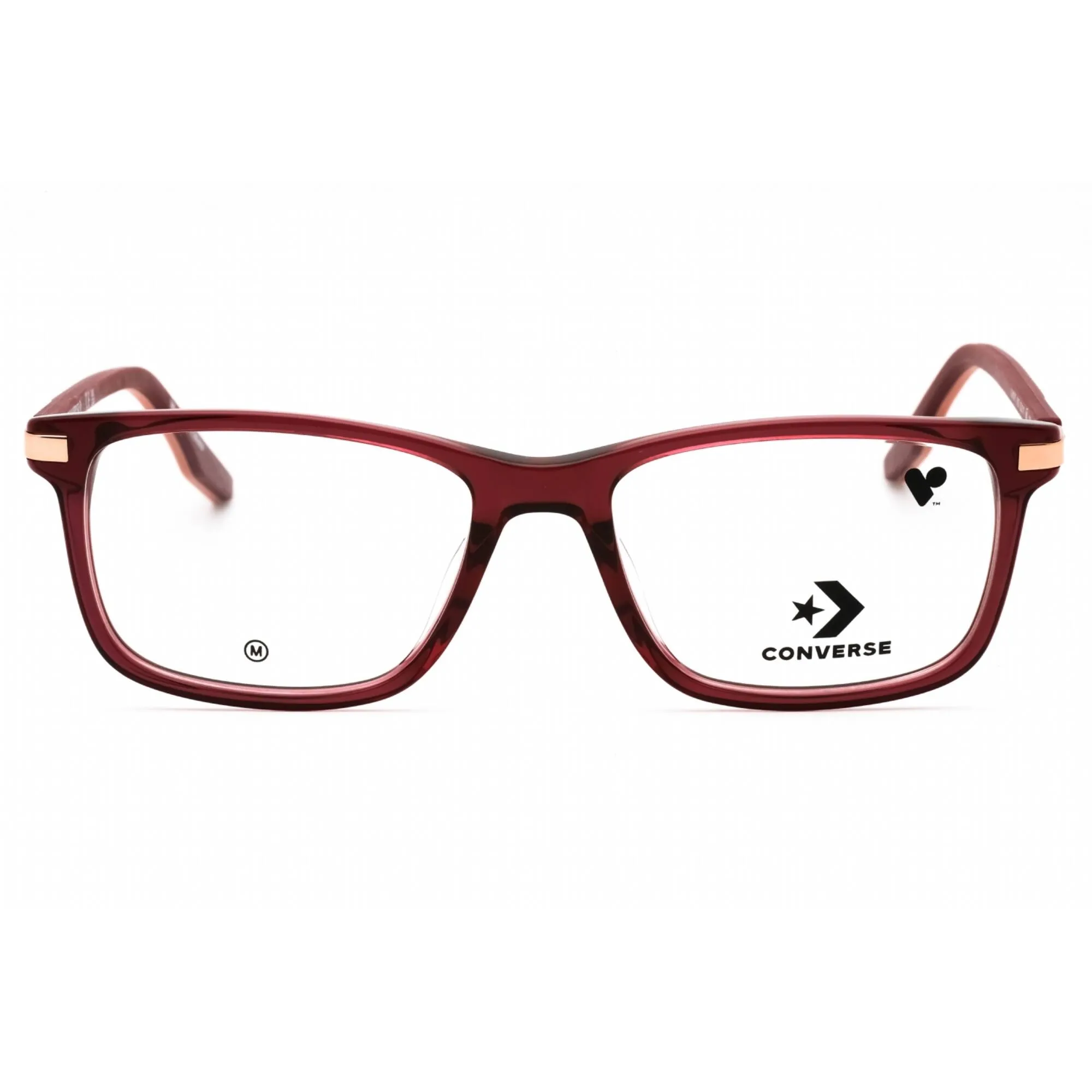 Converse Unisex Eyeglasses - Crystal Cherry Vision Rectangular Frame | CV5071 612