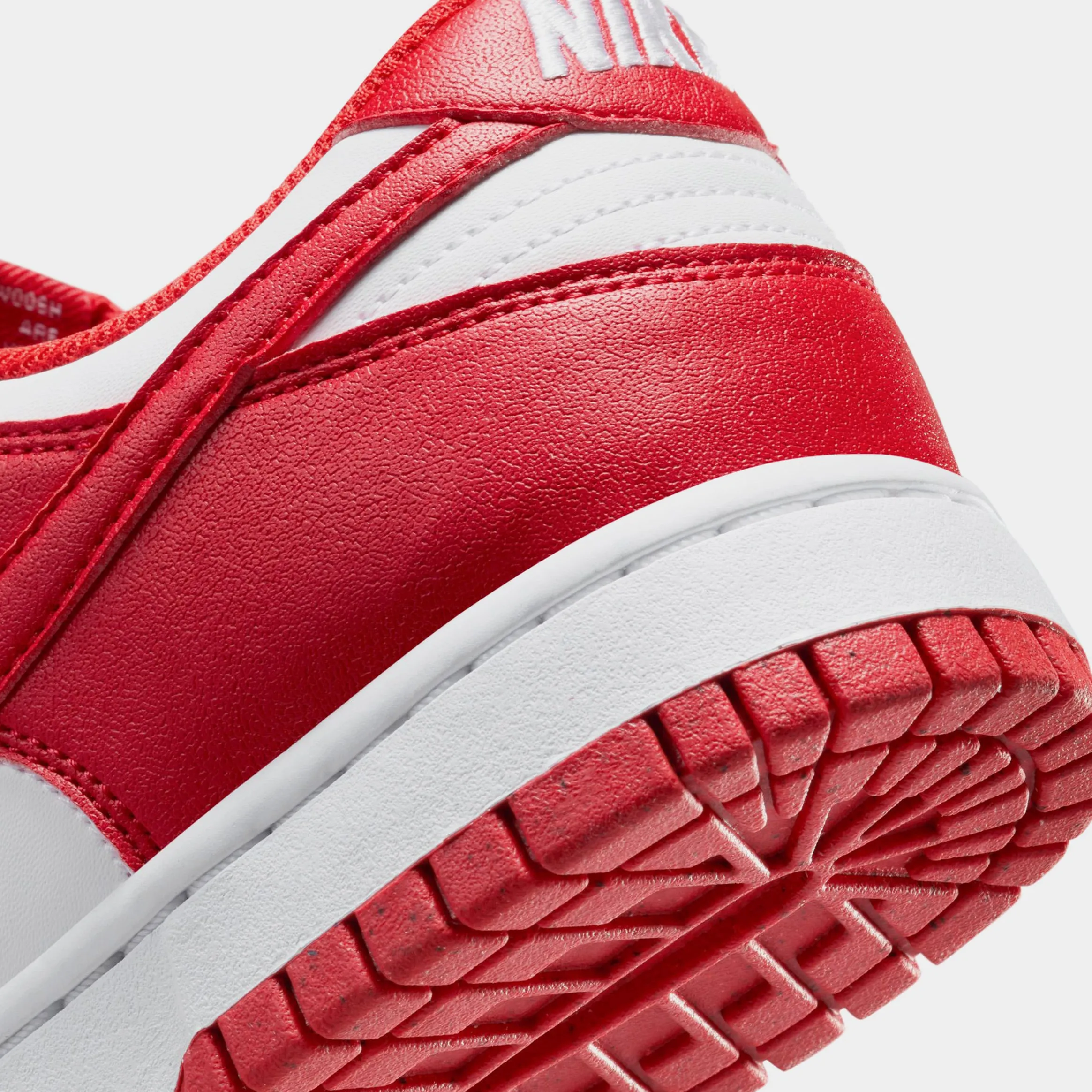 Dunk Low Womens Lifestyle Shoes (White/University Red) Free Shipping