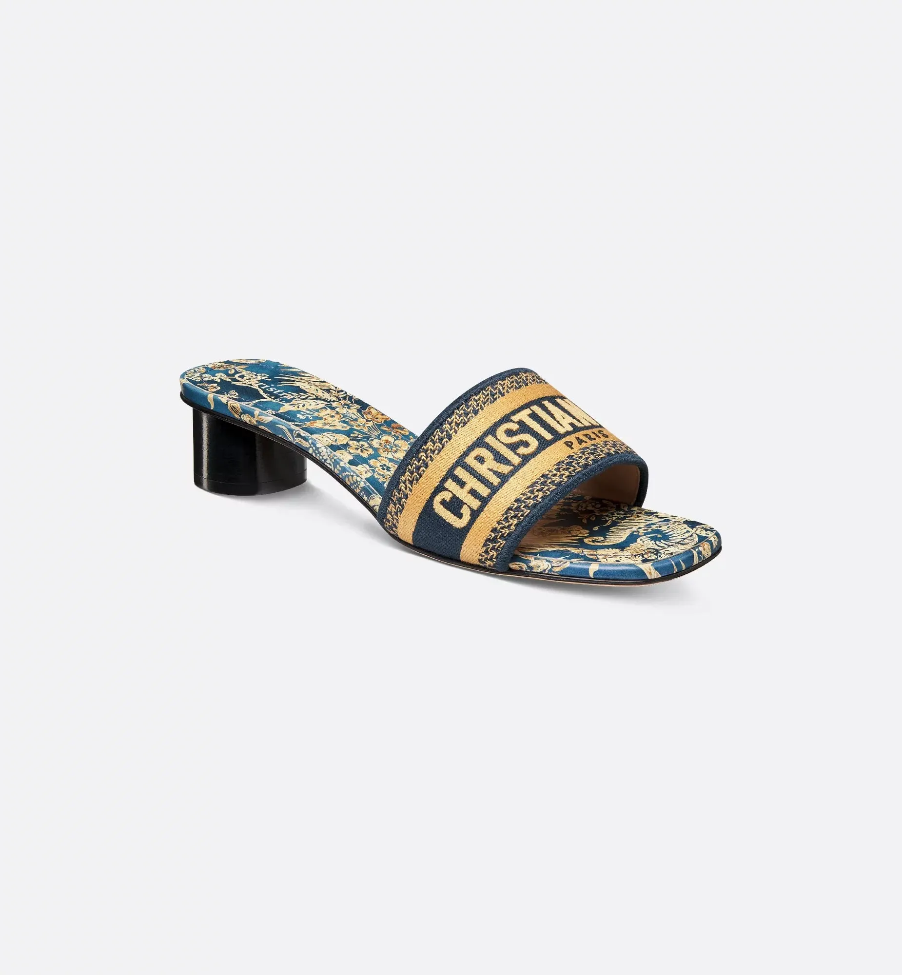 Dway Heeled Idylle leather Slide