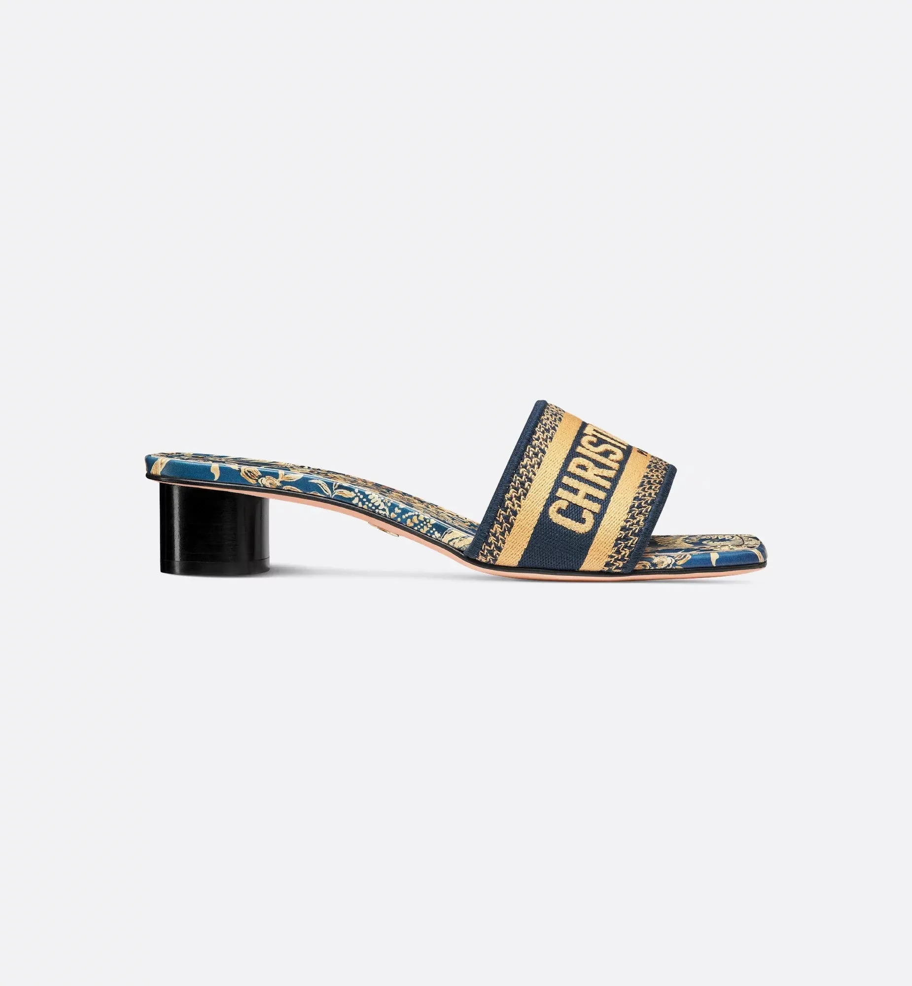 Dway Heeled Idylle leather Slide