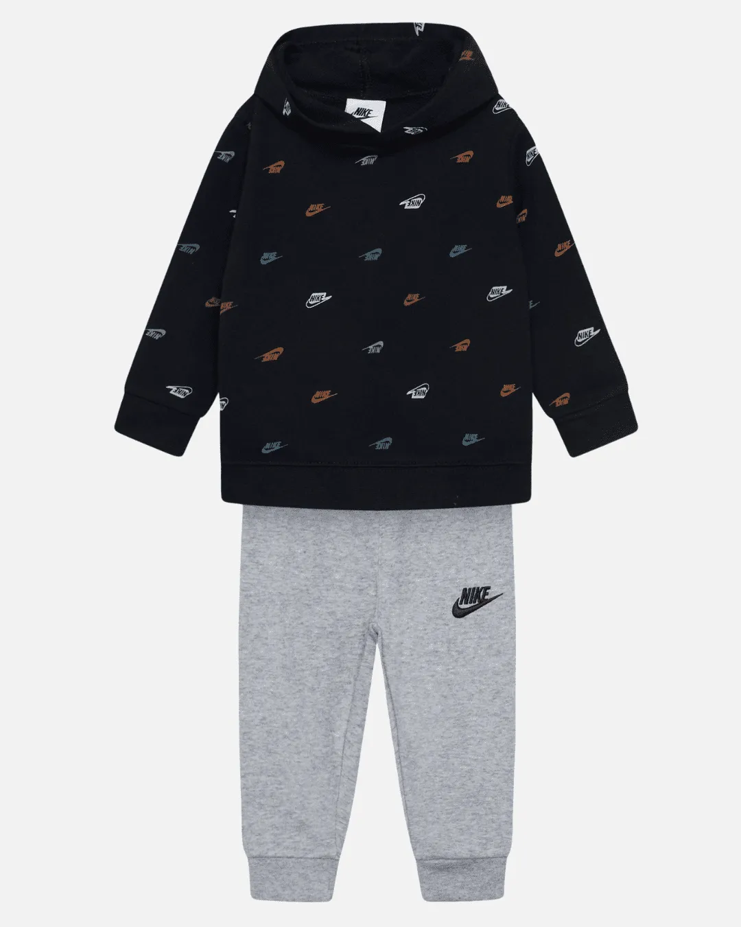 Ensemble Nike Club SSNL AOP Bébé - Noir/Gris